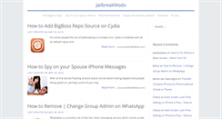 Desktop Screenshot of jailbreakmodo.com